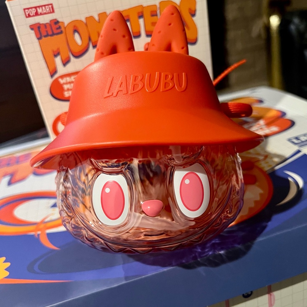 Popmart Labubu The Monsters Wacky Mart Series Tomato Red Tumbler